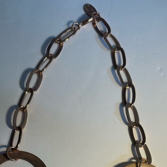 Glow by Sheila Fajl circle necklace Geometric Boho Bohemian Unique Thailand - Picture 8 of 9